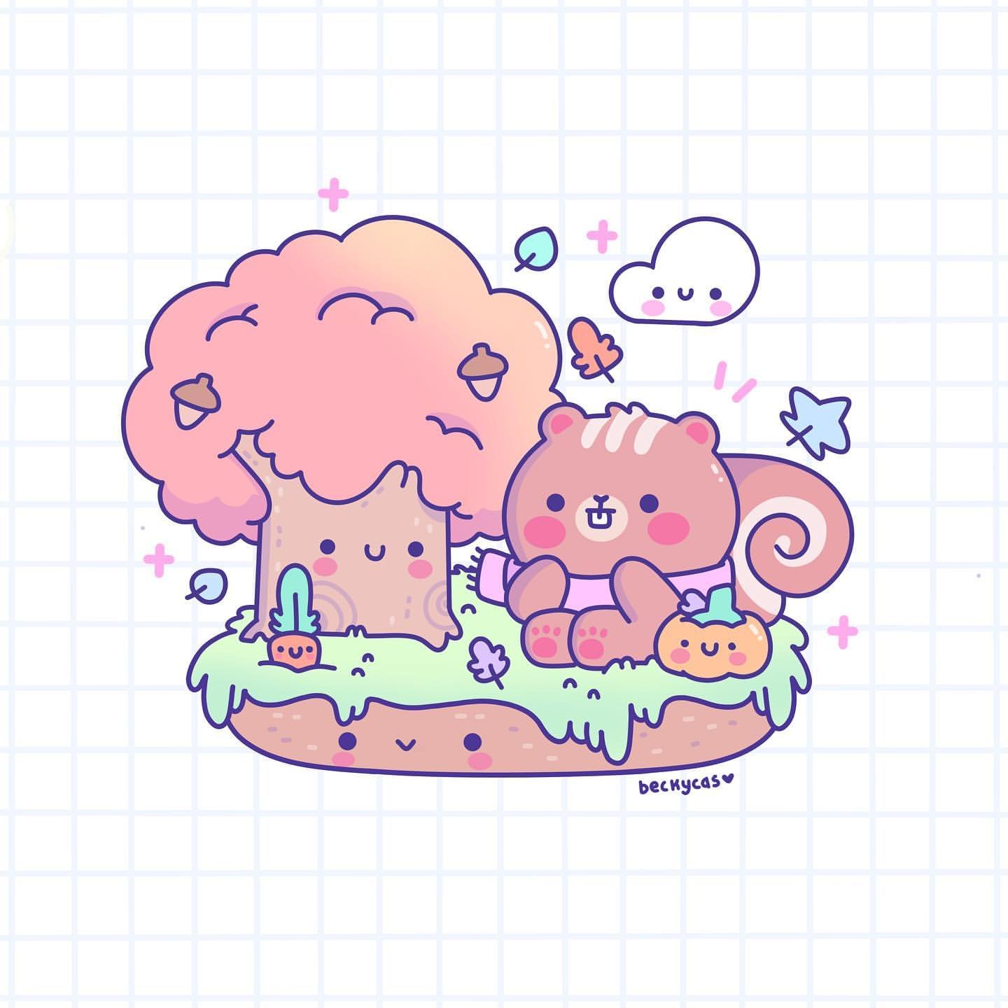 Portfolio Highlights from Designing Kawaii Worlds by Becky Cas