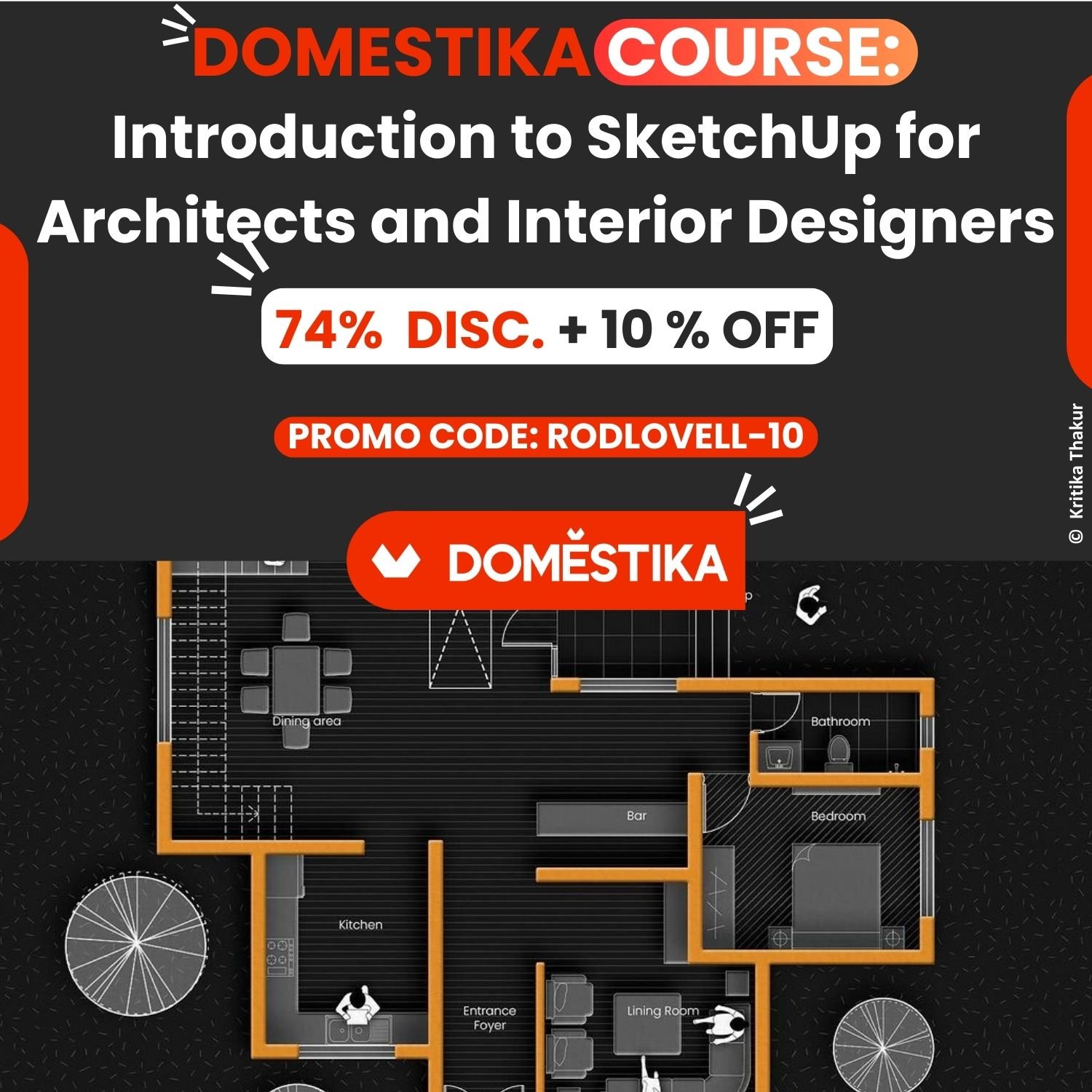 Domestika SketchUp Course: Kritika Thakur’s Teaching Style