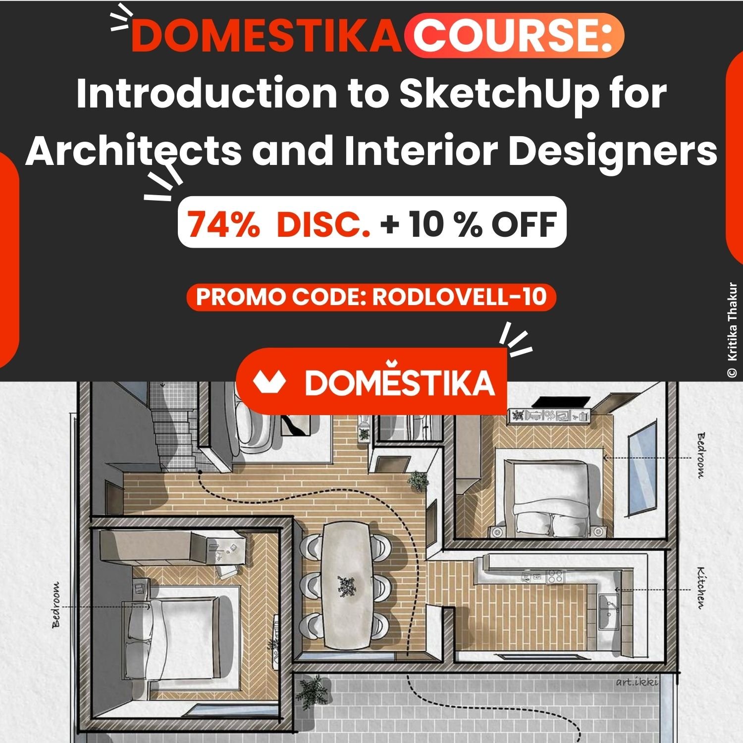 What Students Are Saying About Kritika Thakur's SketchUp Course