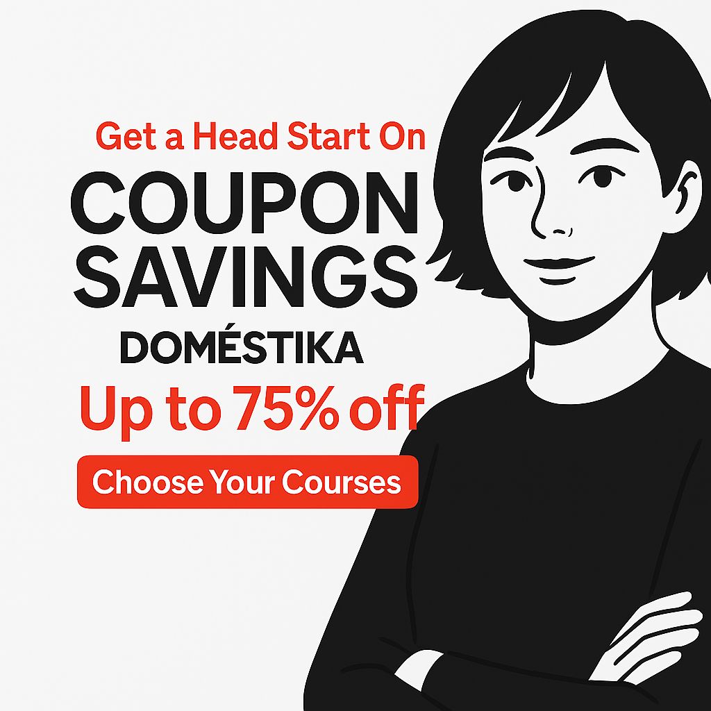 Big Savings Alert: 20% Off Domestika - April Promo by Try 1,000+ courses free