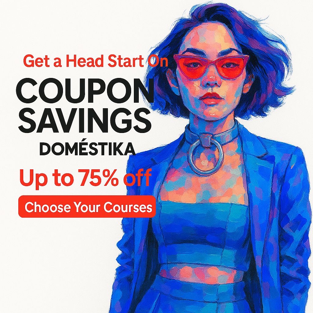 Unlock Your Potential: 20% Off Domestika - April Special by Try 1,000+ courses free
